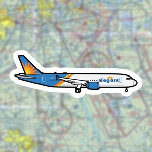 Allegiant Airlines A320 stickers