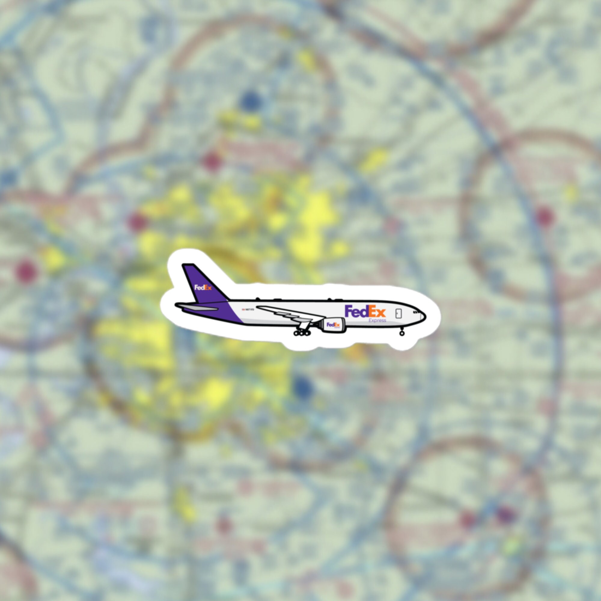 Fedex Boeing 777 Sticker Decal - Etsy