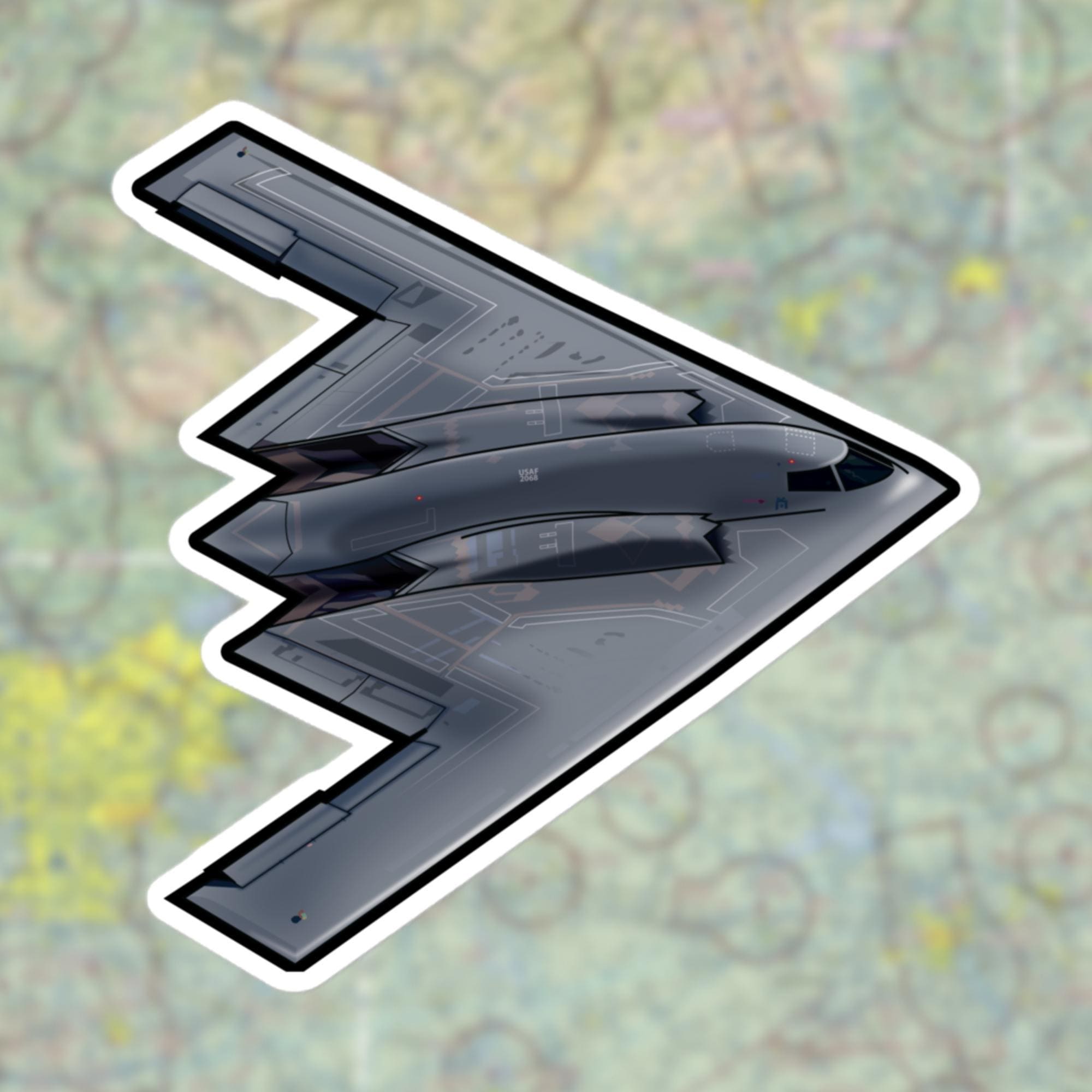 米空軍 爆撃機 B-2 スピリット 排気口 タグ キーホルダー 実機 B2 stealth bomber - Etsy 日本