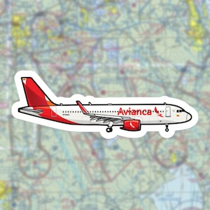 Avianca Airbus A320 Sticker