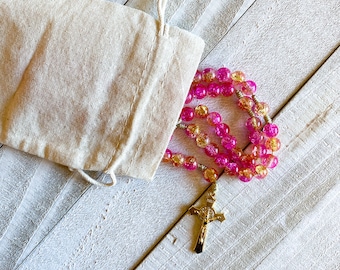 Handmade Rosary | Catholic gifts, first communion gift, confirmation gift