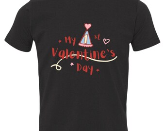 My First Valentines Day Toddler T-Shirt