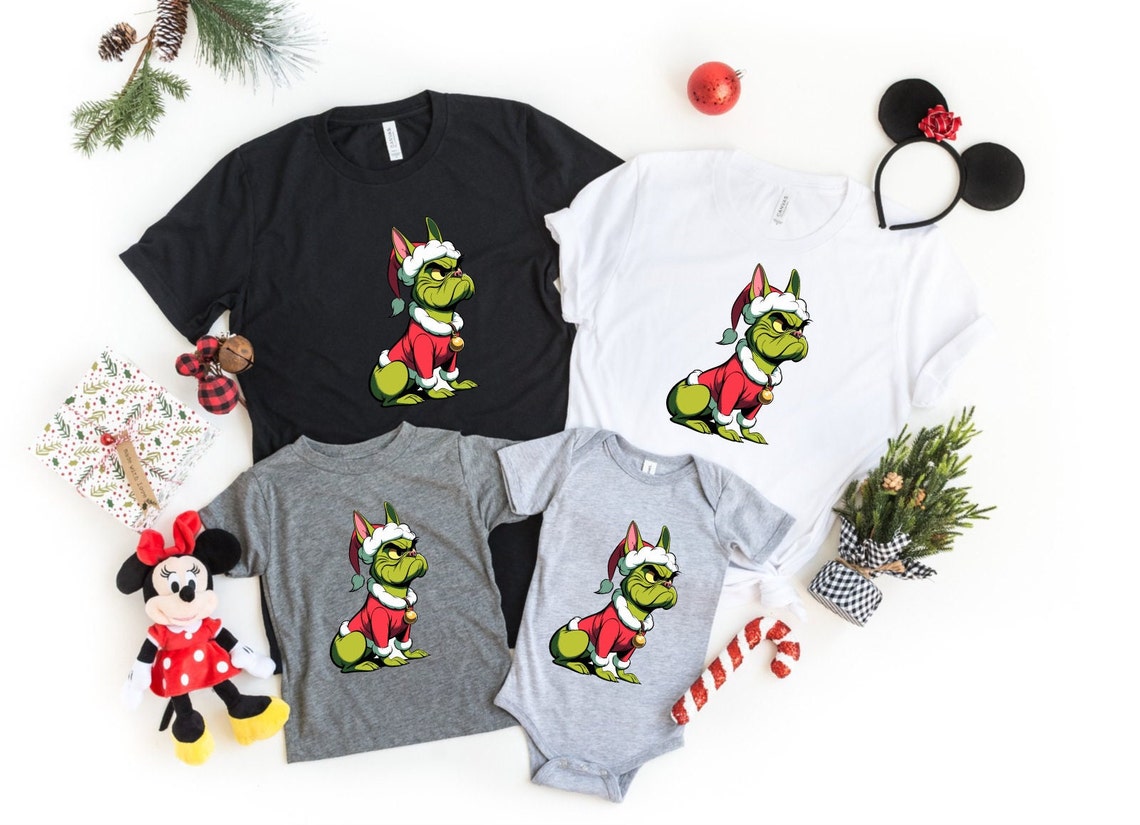 Grinch French Bulldog SVG Grinch Dog EPS Grinch Svg Etsy Canada