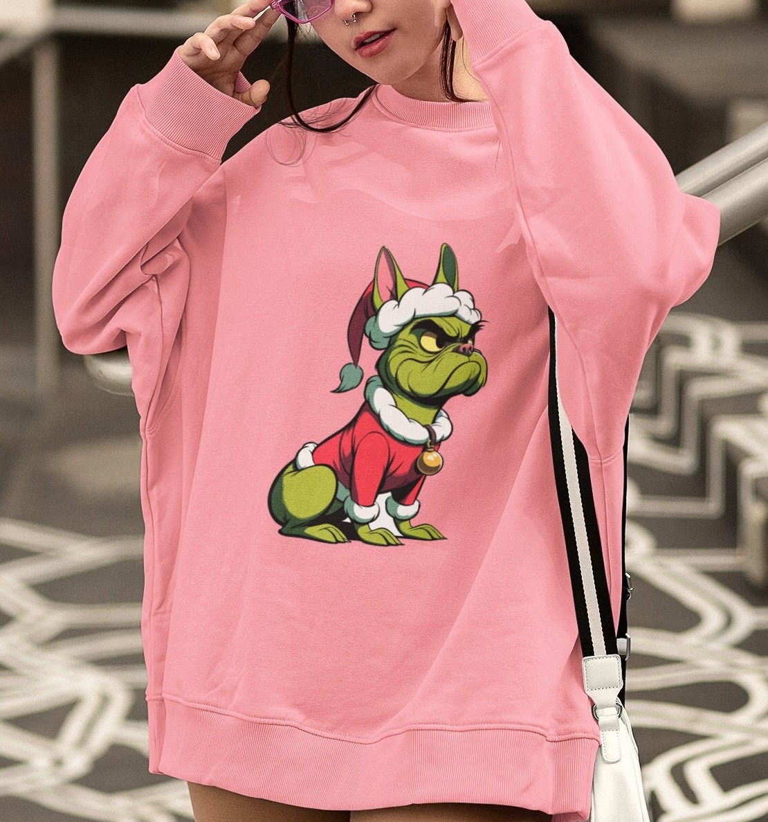 Grinch French Bulldog SVG Grinch Dog EPS Grinch Svg Etsy Canada