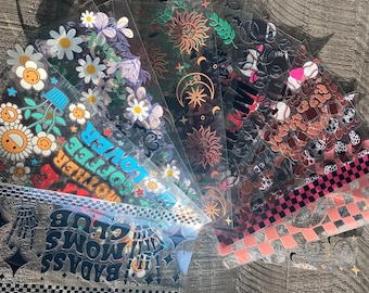 Mixed Bundle of 5 or 10 UV DTF 40oz HALF Wraps No Heat Needed Permanent  Adhesive Waterproof - Etsy