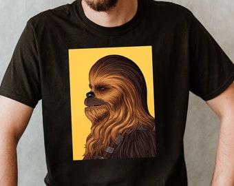 Star Wars Chewbacca Unisex Premium T-shirt Disneyland Shirt Millennium Falcon Tee Han Solo Art Graphic Galaxy's Edge Shirt Adult Clothing