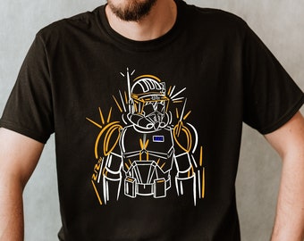 Star Wars 212th Commander Cody Clone Wars Unisex Premium T-shirt May The 4th Shirt Galaxy's Edge Disney Tee Birthday Gift For Geek For Him
