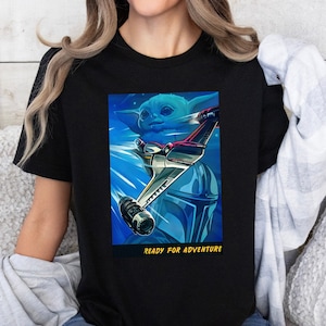 マンダロリアン N1 ナブー スターファイター ユニセックス プレミアム T シャツ グローグー ザ チャイルド シャツ バウンティ ハンター ジェダイ ルーク スカイウォーカー 男性へのギフト 5 月 4 日