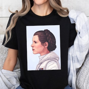 Star Wars Prinzessin Leia Unisex Premium T-shirt Mai The 4th Shirt Galaxy&#39;s Edge Disney Shirt Rebel Abschaum Frau Mädchen T-Shirt Geburtstagsgeschenk für Geek