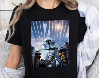 The Mandalorian N1 Naboo Starfighter Unisex Premium T-shirt Grogu The Child Shirt Bounty Hunter Jedi Luke Skywalker Gift For Men May The 4th