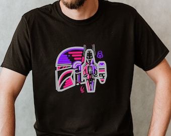 De Mandalorian helm en Razor Crest Unisex Premium T-shirt Grogu het kind shirt premiejager Jedi Luke Skywalker cadeau mei de 4e