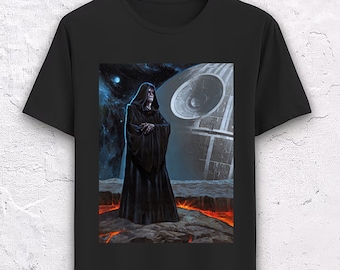 Emperor Palpatine Star Wars Unisex Premium T-shirt Darth Sidious Death Star Darth Vader Empire Strikes Back Gift For Him Dark Side Shirt