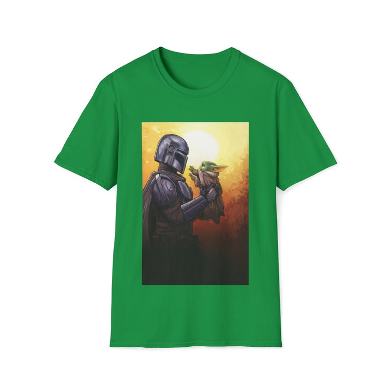 Star Wars The Mandalorian y Grogu Camiseta premium unisex La camisa infantil Cazarrecompensas Jedi Luke Skywalker Regalo para hombres El 4 de mayo Irish Green