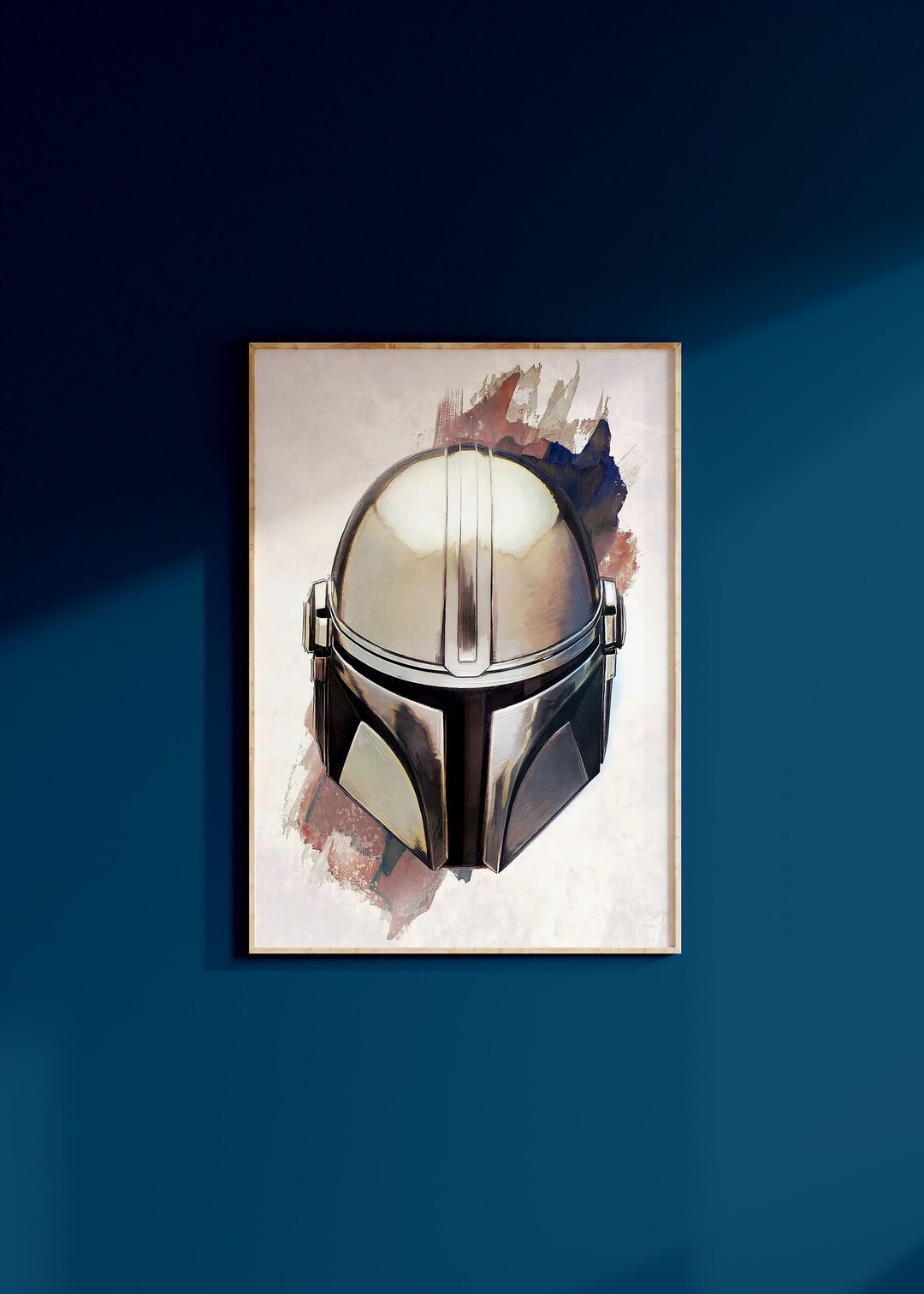 Star Wars the Mandalorian Din Djarin Poster Art Print May the 4th Wall ...