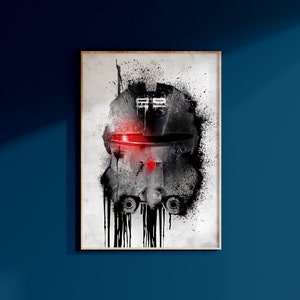 Star Wars Clone Wars Echo The Bad Batch Poster Art Print May The 4th Wall Art Galaxy&#39;s Edge Disney Home Decor Birthday Gift For Geek For Him