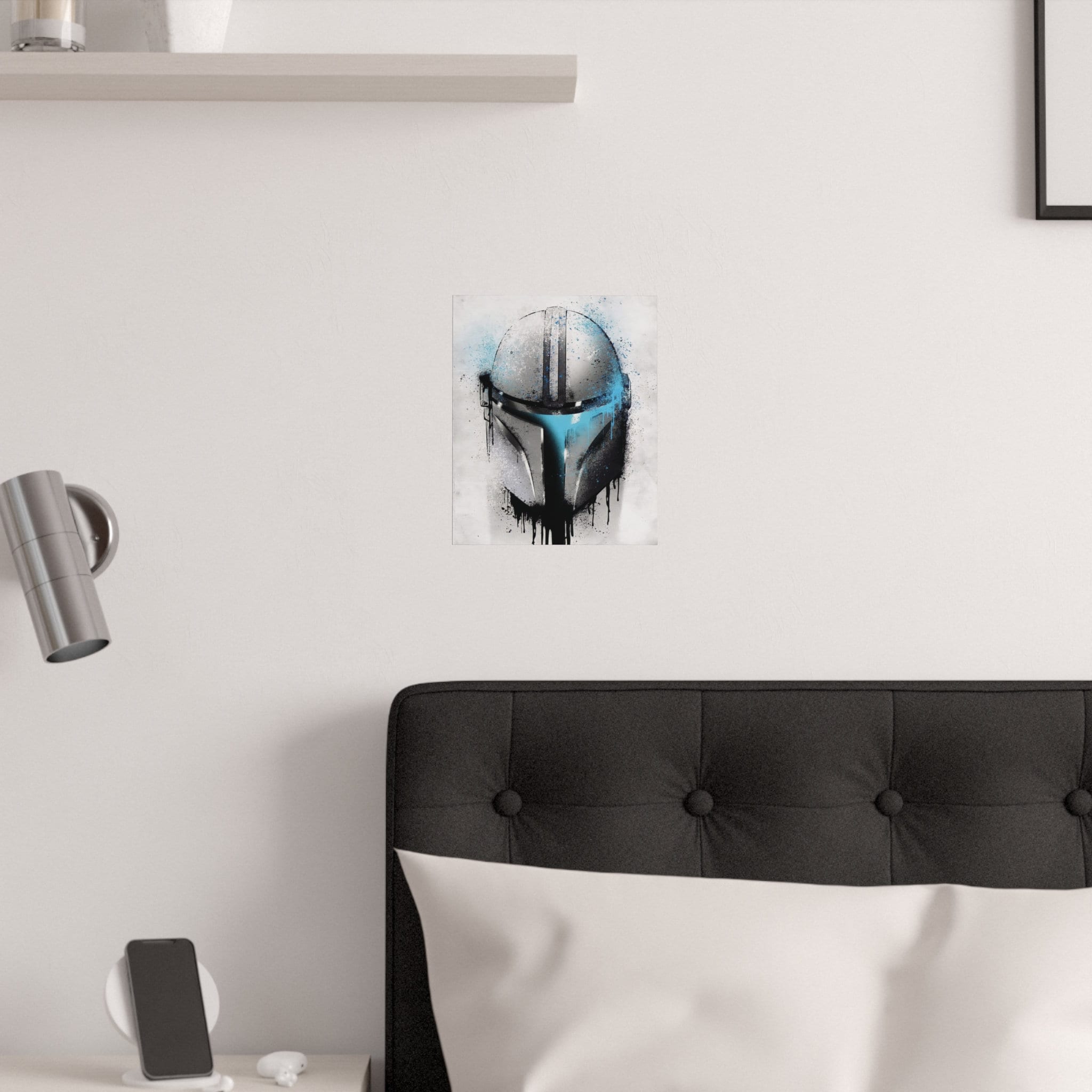 Star Wars the Mandalorian Din Djarin Poster Art Print May the 4th Wall ...
