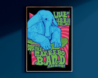 Star Wars Max Rebo Band Tatooine Mos Eisley Cantina Poster Print May The 4th Wall Art Galaxy's Edge Disney Decor Birthday Gift For Geek Him