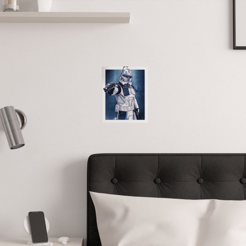 Captain Rex 501st Legion Poster Art Print Clone Wars Wall Art the Bad ...