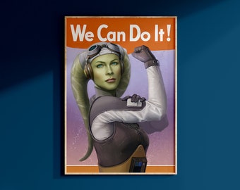 Star Wars Rebels Hera Syndulla Ghost Crew Poster Print May The 4th Wall Art Galaxy's Edge Disney Home Decor Birthday Gift For Geek For Him