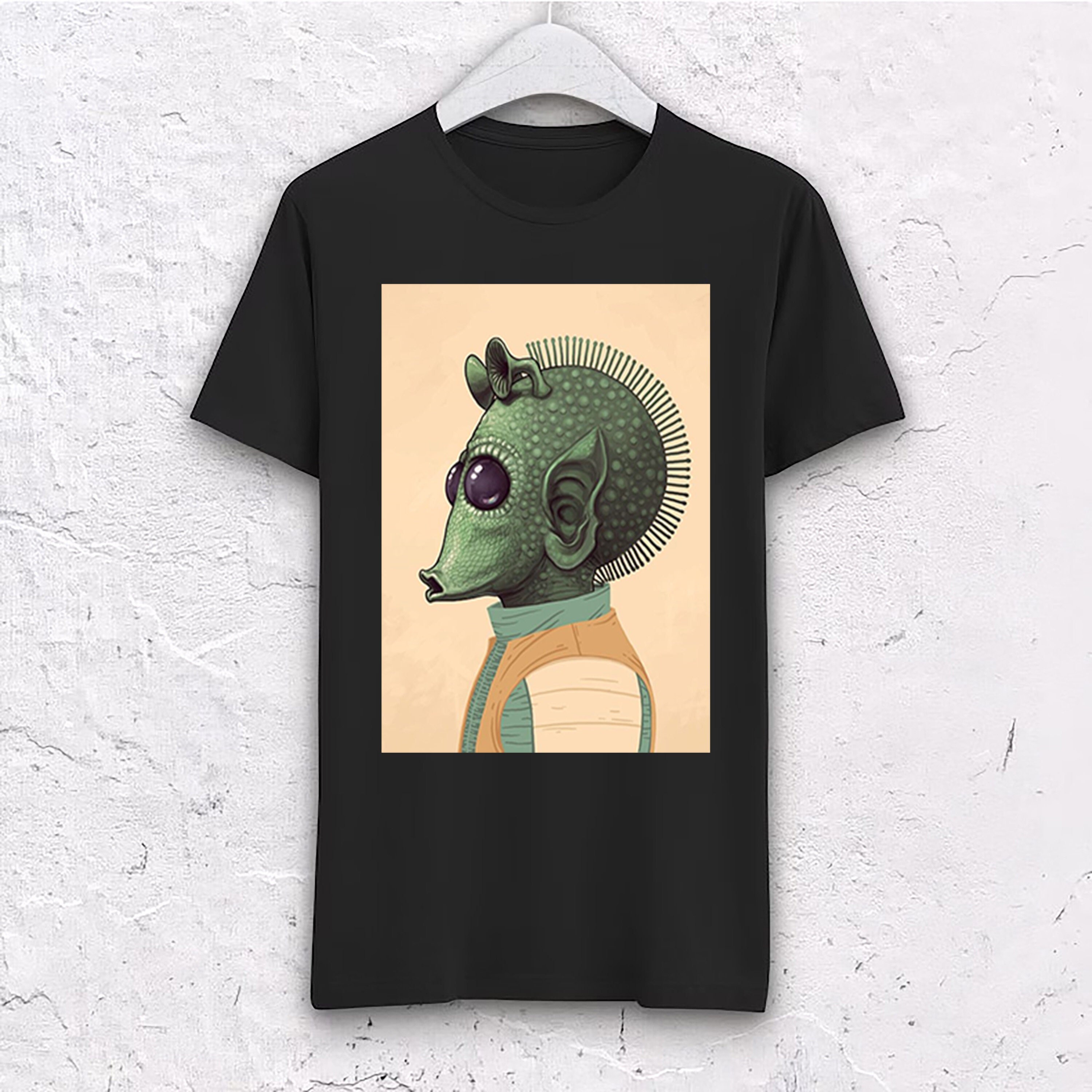 Star Wars Greedo Bounty Hunter Unisex Premium T-shirt May The 4th Shirt Galaxy's Edge Disney Tee Birthday Gift For Geek Gift For Him