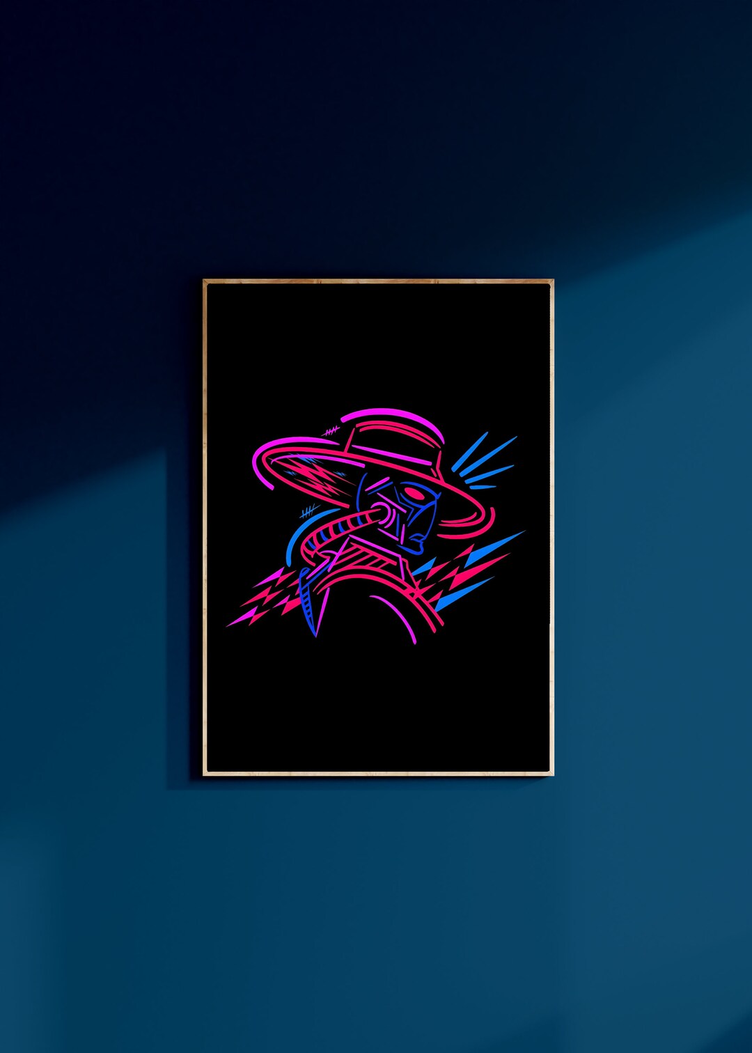 Star Wars Cad Bane Bounty Hunter Poster Art Print May the 4th Wall Art ...