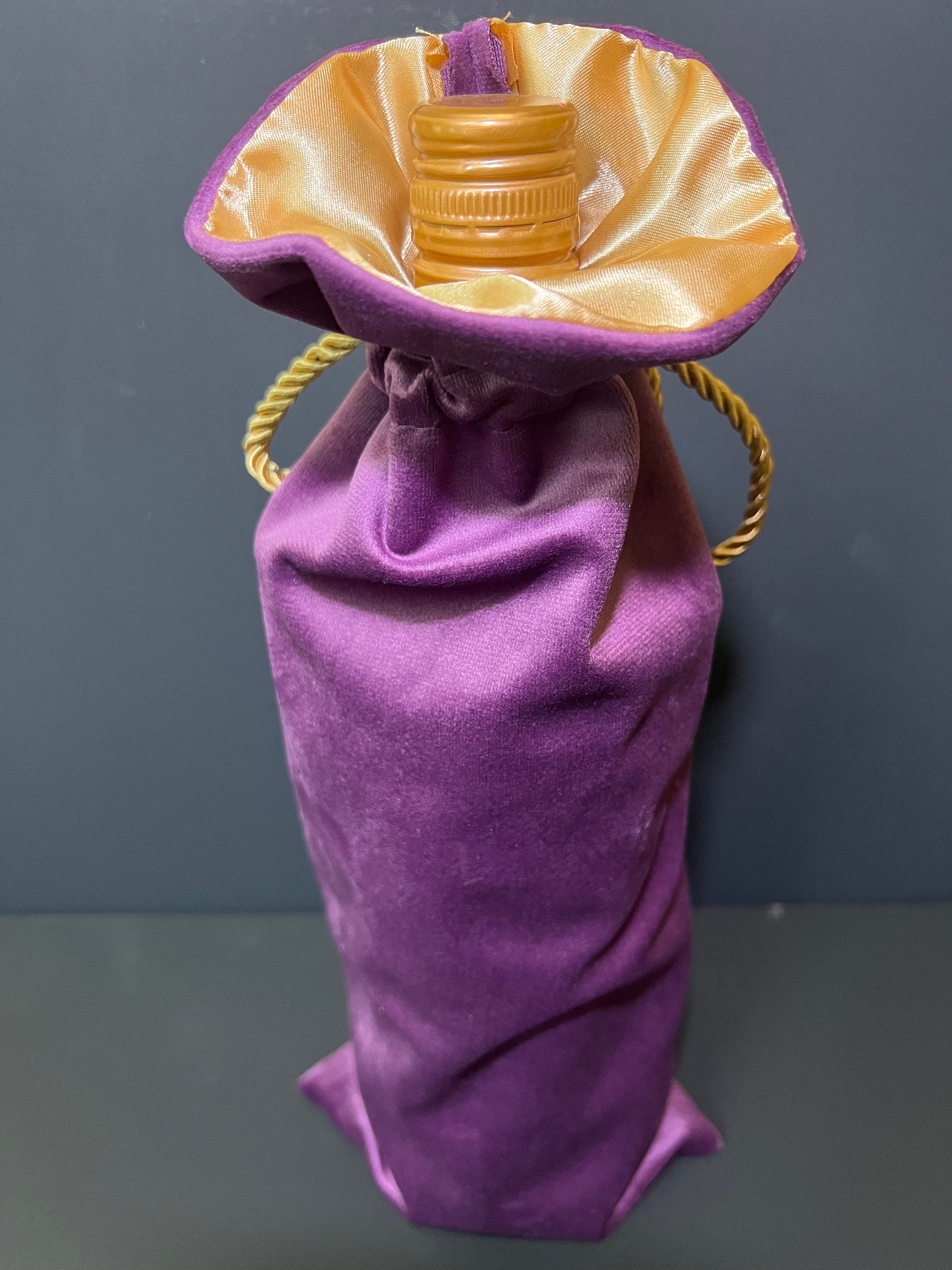 Velvet Wine Bags Etsy