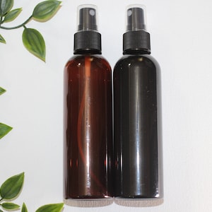 2 Pk Small Plastic Spray Bottles ( 4oz Each )