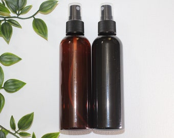 2 Pk Small Plastic Spray Bottles ( 4oz Each )