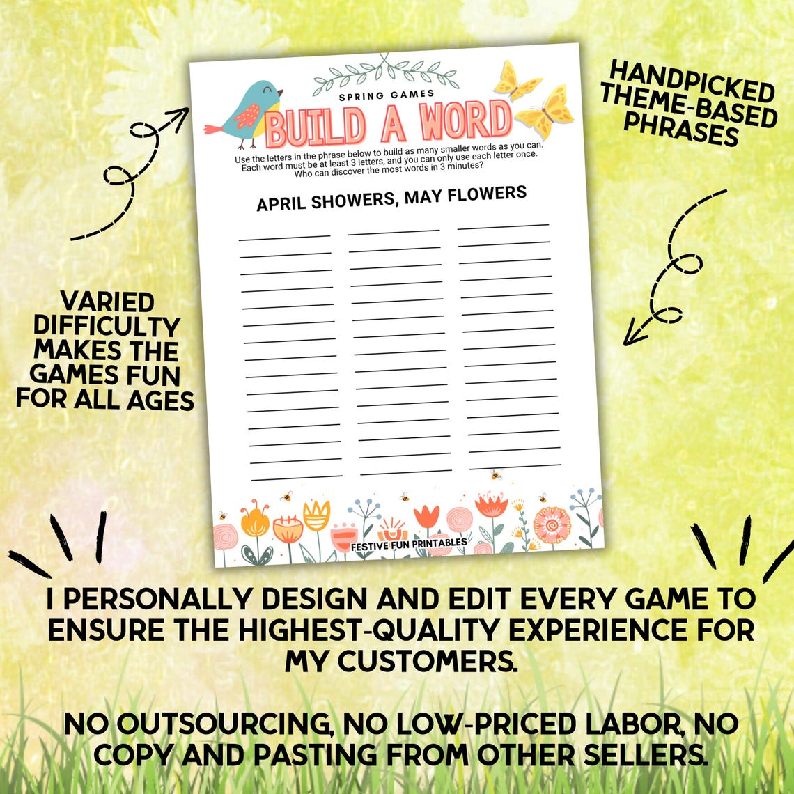 Ice Breaker For Spring Spring Seasonal Games Bundle Printable, Spring Trivia Icebreaker Group ...