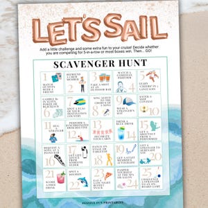 Cruise Bar Crawl Bingo, Pub Crawl Scavenger Hunt, 21+ Adult Printable Drinking Game, Cruise Ship Bar Hopping Printable, Adult Family Trip