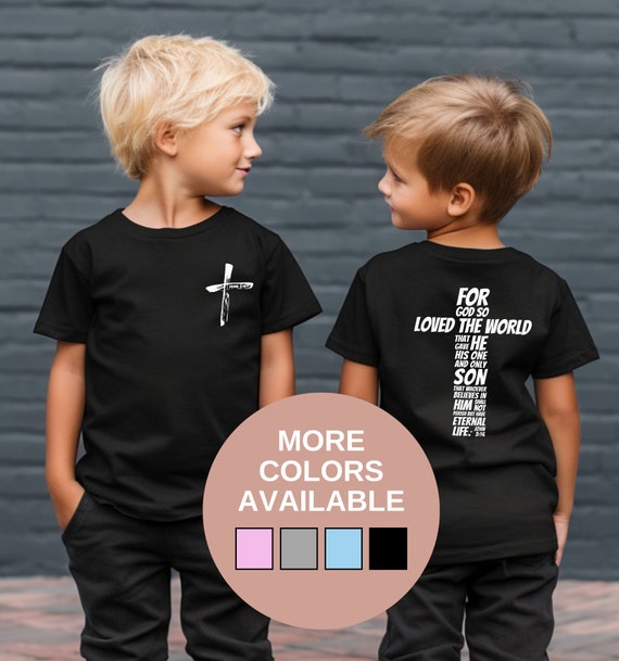 John 3:16 Kids T Shirt John 3:16 Kids T Shirt