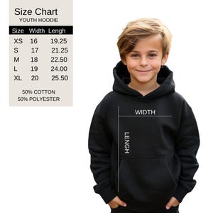 Sudadera cristiana infantil Juan 3:16 - Versículo bíblico "Porque de tal manera amó Dios" en la espalda imagen 8