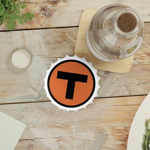 Boston MBTA - Orange Line Bottle Opener