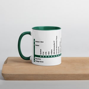 Chicago CTA - Green Line Mug