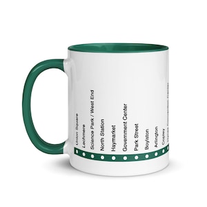 Boston MBTA - Green Line D Mug