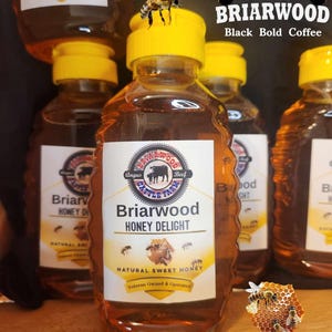 Briarwood Honey Delight is Pure, Raw, Natural, locally Sourced Fresh Rich Golden Hand Crafted Honey.