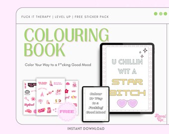 Livre de coloriage Affirmation pour adultes : soulagement du stress (téléchargement numérique)