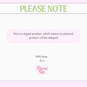 Digital Outfit Planner with Wardrobe Vault – organize your closet, plan daily outfits, and manifest your dream wardrobe. Includes editable wardrobe vault, aesthetic lookbook, and fashion wishlist. Perfect for fashion lovers, style journaling, and capsule wardrobe planning. Ideal for digital planners, closet organizers, and anyone ready to level up their look. PDF download, GoodNotes-friendly.