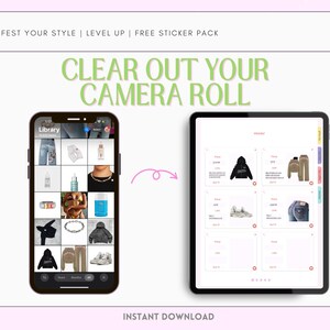 Digital Outfit Planner with Wardrobe Vault – organize your closet, plan daily outfits, and manifest your dream wardrobe. Includes editable wardrobe vault, aesthetic lookbook, and fashion wishlist. Perfect for fashion lovers, style journaling, and capsule wardrobe planning. Ideal for digital planners, closet organizers, and anyone ready to level up their look. PDF download, GoodNotes-friendly.