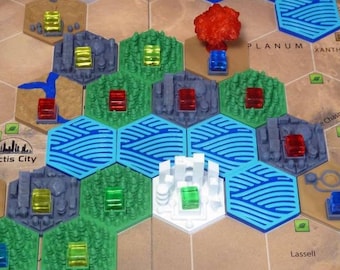Terraforming Mars hex tile set upgrade