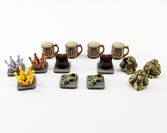 Market items and more token set compatible with Clank!