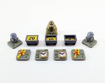 Market items and more token set compatible with Clank! expansions