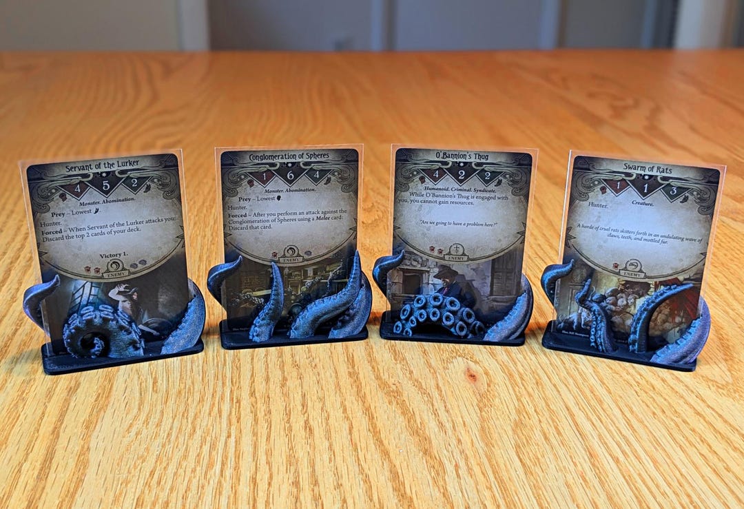 Arkham Horror LCG Enemy Card Stands - Etsy