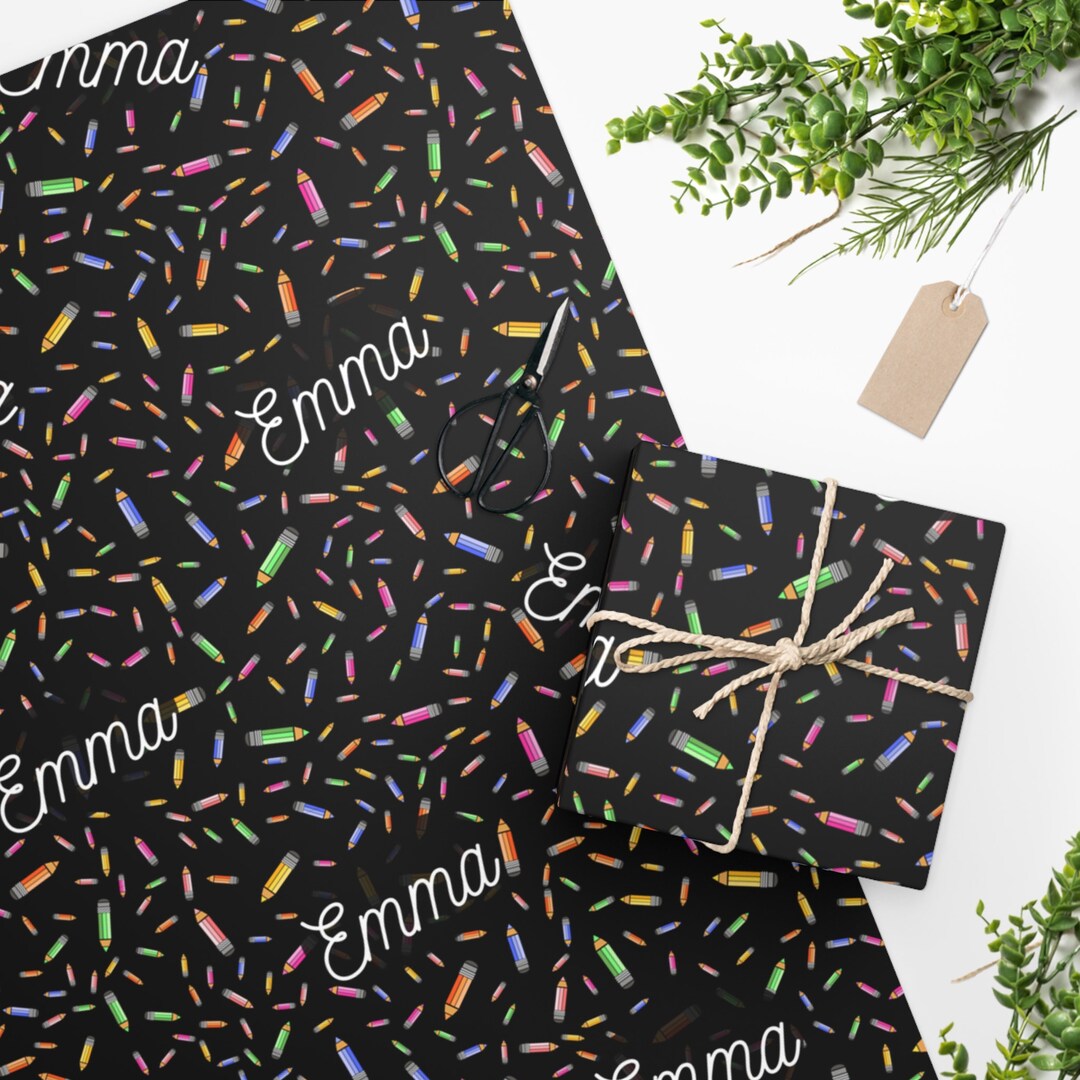 Personalized Birthday Wrapping Paper Birthday Wrapping Paper Etsy