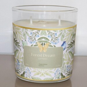 Forest Dream Duftkerze Gast geschenk für Sie Home Decor Kerze im Glas Einweihungsgeschenk Entspannung Zuhause Hochwertige Duftkerze