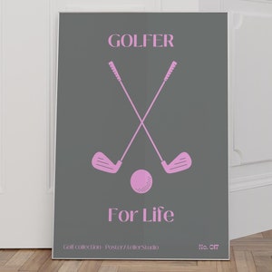 Golf Print Vintage Sports Decor Home Office Wall Art Perfect Golf Gift for Women Golf Lovers Golf Gift for Her Aesthetic Room Decor Digital