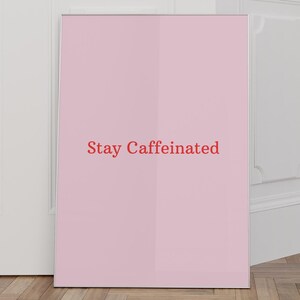 Vintage Kaffee Poster Lustige Espresso Kunst Kaffeeführer Dekor Niedliche Wandkunst für Küche Kaffee Druck Geschenk für Kaffeesüchtige Digitaler Download