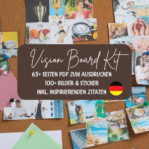 Elegant Vision Board Kit, Mood Board, Vision Board 2025, Vision Board Party Ideen, Digital Vision Board, Vision Board Planner, Gift for her
