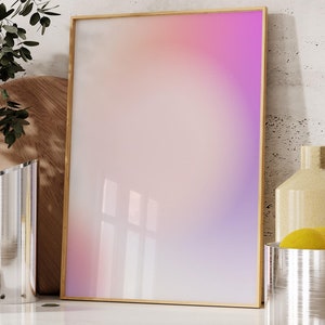 Psychedelic Print Aura Wall Art Aura Poster Dopamine Wall Art Preppy Dorm Decor Aesthetic Housewarming Gift for her Digital Download