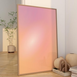 Purple Aura Wall Digital Download Art Psychedelic Print Dopamine Decor Aesthetic Room Decor Gradient Aura Print Spiritual Gift for her